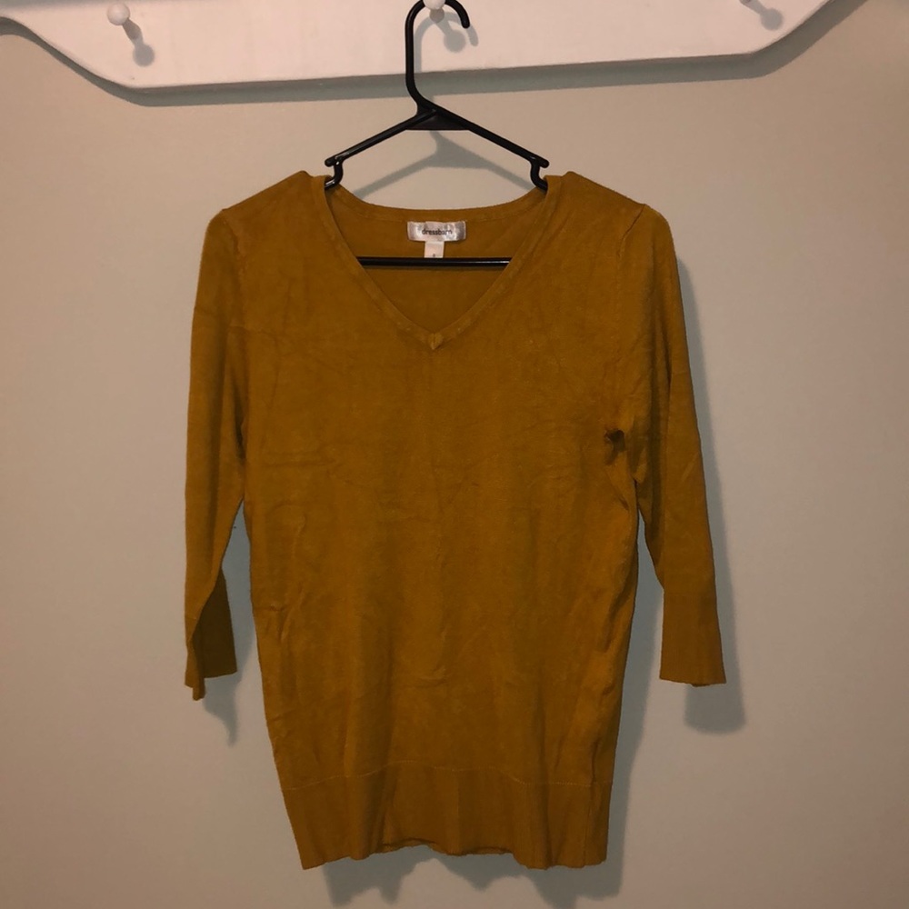 Little mustard sweater! So soft!